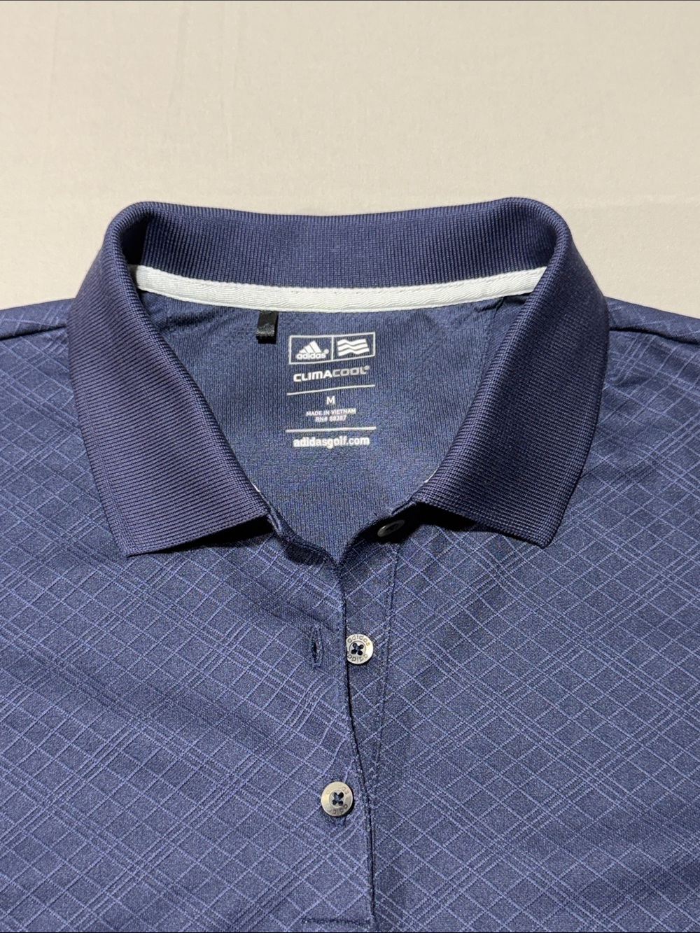 adidas Women's Navy Short Sleeve Polo Shirt - Picture 2 of 7